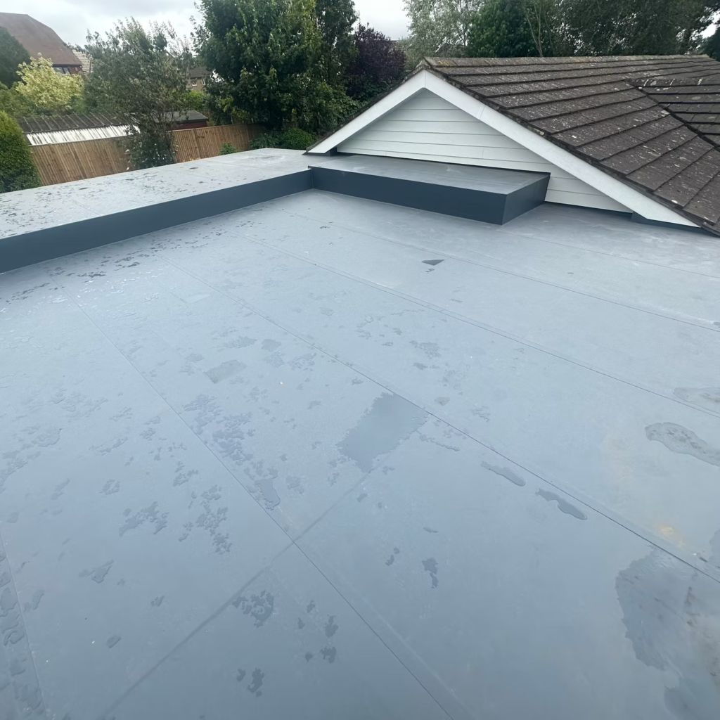 Durable flat roof construction for house extensions Southampton.